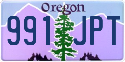 OR license plate 991JPT