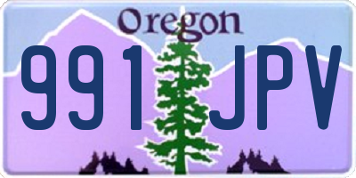 OR license plate 991JPV