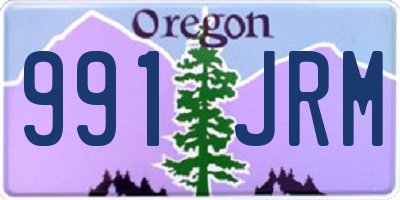 OR license plate 991JRM