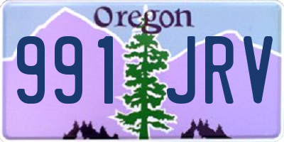 OR license plate 991JRV