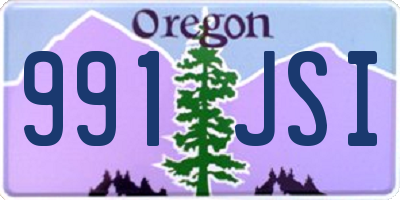 OR license plate 991JSI