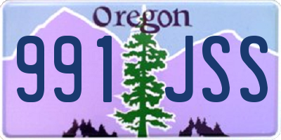 OR license plate 991JSS