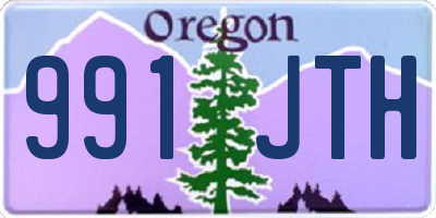 OR license plate 991JTH