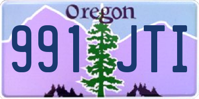 OR license plate 991JTI