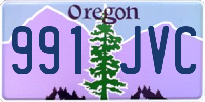 OR license plate 991JVC