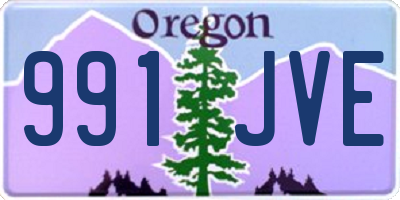 OR license plate 991JVE