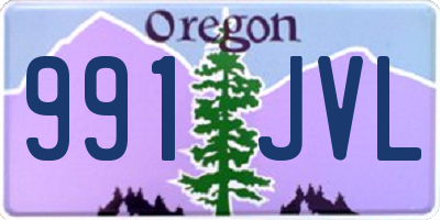 OR license plate 991JVL