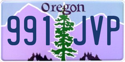 OR license plate 991JVP