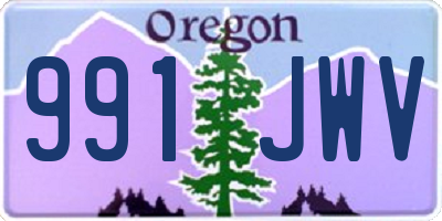 OR license plate 991JWV