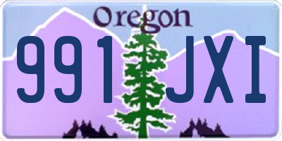 OR license plate 991JXI