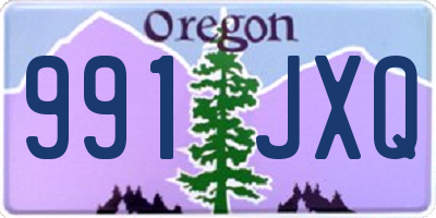 OR license plate 991JXQ