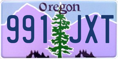 OR license plate 991JXT