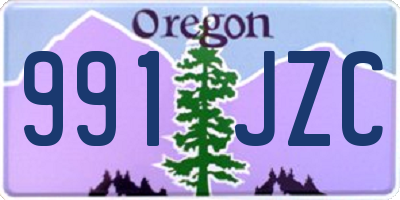 OR license plate 991JZC