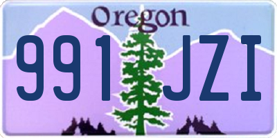 OR license plate 991JZI