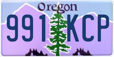OR license plate 991KCP