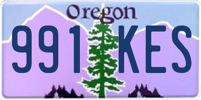 OR license plate 991KES