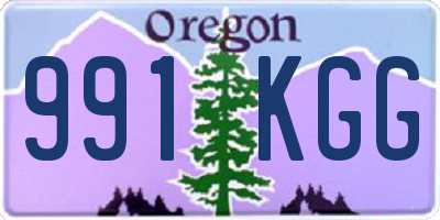 OR license plate 991KGG