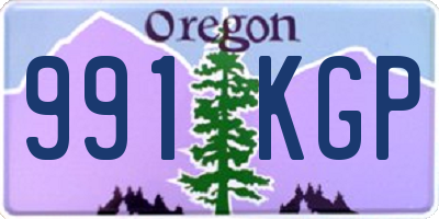 OR license plate 991KGP