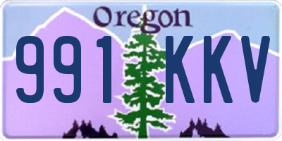 OR license plate 991KKV