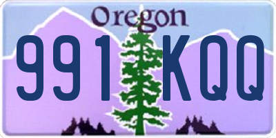 OR license plate 991KQQ