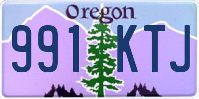 OR license plate 991KTJ