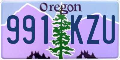 OR license plate 991KZU