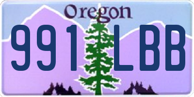 OR license plate 991LBB