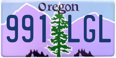 OR license plate 991LGL