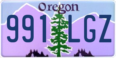 OR license plate 991LGZ