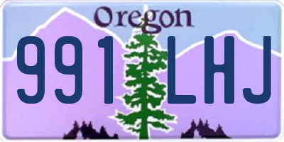 OR license plate 991LHJ