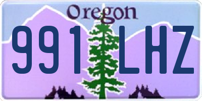 OR license plate 991LHZ