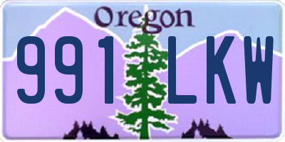OR license plate 991LKW