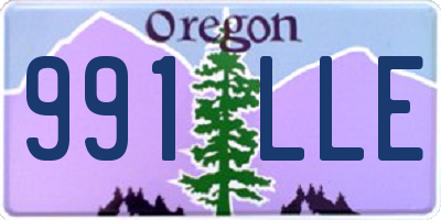 OR license plate 991LLE