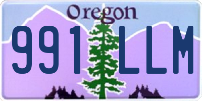 OR license plate 991LLM