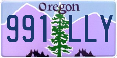 OR license plate 991LLY