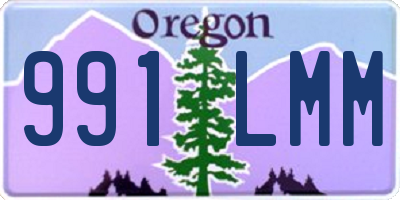 OR license plate 991LMM