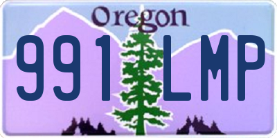 OR license plate 991LMP