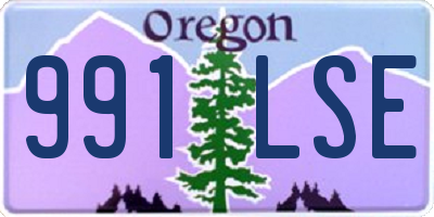 OR license plate 991LSE