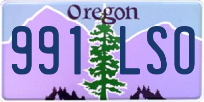 OR license plate 991LSO