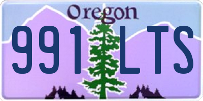 OR license plate 991LTS