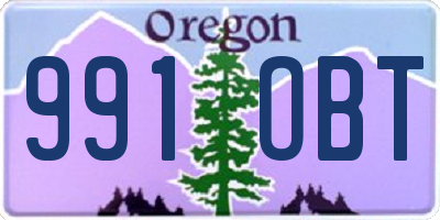 OR license plate 991OBT