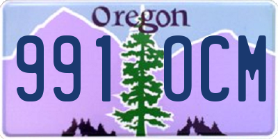 OR license plate 991OCM