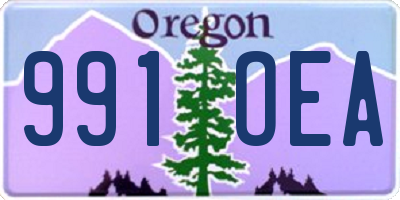 OR license plate 991OEA