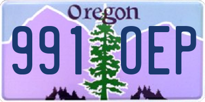 OR license plate 991OEP