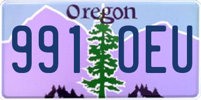 OR license plate 991OEU