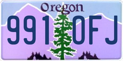 OR license plate 991OFJ