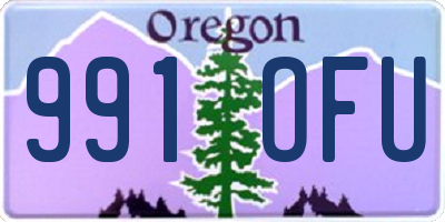 OR license plate 991OFU