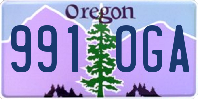 OR license plate 991OGA