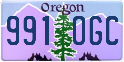 OR license plate 991OGC