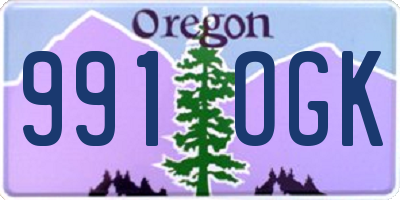 OR license plate 991OGK